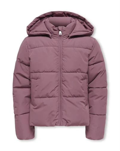 Kids Only - KOGJuta Life Short Puffer Jakke - Rose Brown